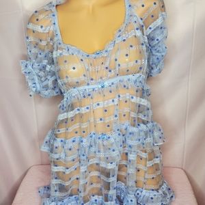 Victoria's Secret For Love & Lemons Harper Ruffle